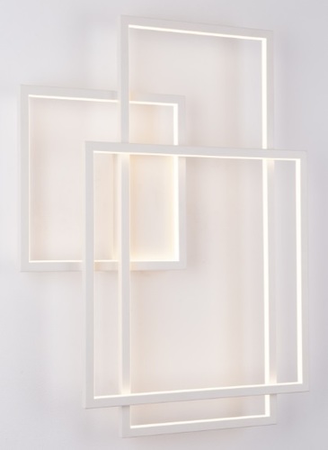 Verifica Aplica de perete Max Light Geometric W0234 alb LED 45W 3000K metal acrilic