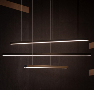 Lustră suspendată LED Max Light Trio P0311 negru 100 cm 58W 3000K small 3