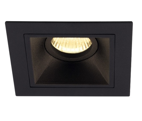 Verifica Spot încastrat Max Light HIT H0090 negru metal GU10 11,5x11,5 cm