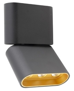 Spot LED de tavan Max Light Marvel C0150 negru/auriu 12 W 3000 K small 0