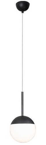 Verifica Lampă suspendată Max Light Dallas negru sticlă metal 14 cm E14 P0367