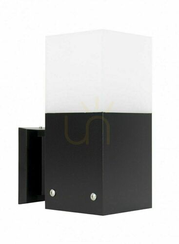 Verifica Aplica de exterior SU-MA CUBE negru aluminiu E27 IP44 CB-MAX K BL