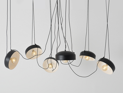 Verifica Lampa suspendată POPO FLAT L 6 - negru