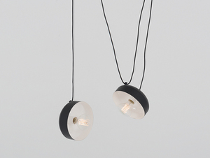 POPO FLAT 2 lampă suspendată - negru small 3