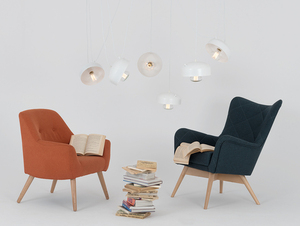 Lampa suspendată POPO FLAT 6 - alb small 2