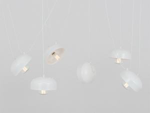 Lampa suspendată POPO FLAT 6 - alb small 0
