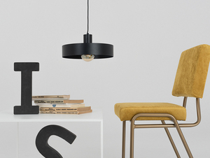 Lampa suspendată FAY 1 L - negru small 1