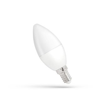 Lumânare cu LED-uri S-spectru Dimmabil E-14 230v 6w Cw small 0