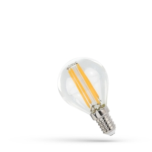 Bec LED sferic E14 6 W 850 lm 2700 K transparent, filament COG small 0