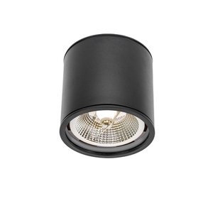 Spot Chloe Ar111 Ar111 Gu10 Ip65 circular negru fix small 1