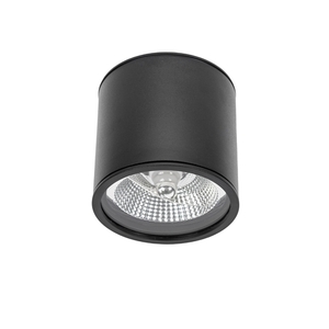 Spot Chloe Ar111 Ar111 Gu10 Ip65 circular negru fix small 0