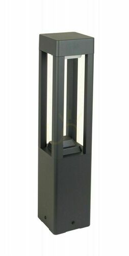 Verifica Lampă stâlp exterior SU-MA Fan Kwadrat gri închis 50 cm FKW-500