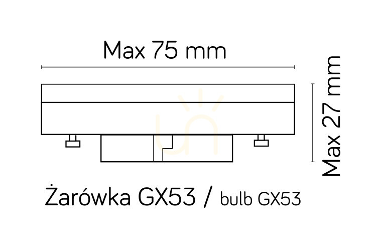 Vedere Lampă de exterior tip stâlp SU-MA FKW-800 gri închis 80 cm IP54 GX53 Lampă de exterior tip stâlp SU-MA FKW-800 gri închis 80 cm IP54 GX53
