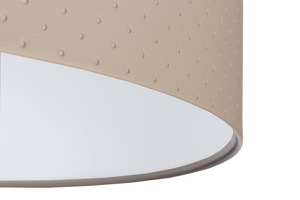 Lampa suspendată deasupra pielii E27 60W matlasate, bej, alb 1 Lampa suspendată deasupra pielii E27 60W matlasate, bej, alb small 1