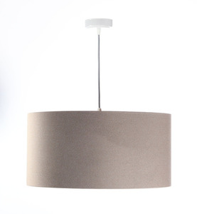 Lampa suspendată modernă din piele E27 60W tapițată, bej, cupru 2 Lampa suspendată modernă din piele E27 60W tapițată, bej, cupru small 2