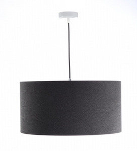 Candelabru LEATHER - abajur gri închis E27 60W small 2