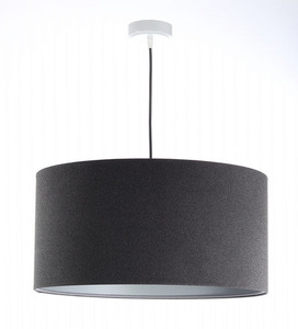Candelabru LEATHER - abajur gri închis E27 60W small 0