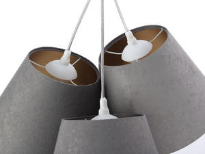 Triple BUCKET E27 40W lampă înălțime reglabilă gri / auriu 2 Triple BUCKET E27 40W lampă înălțime reglabilă gri / auriu small 2