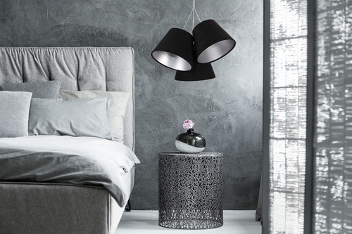Verifica Lampa triplă deasupra mesei BUCKET E27 60W negru / argintiu, reglabilă