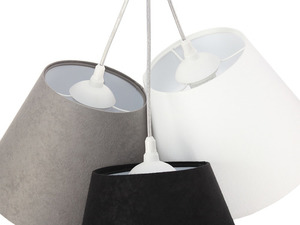Lampa de masă triplă BUCKET E27 60W alb / gri / negru small 3