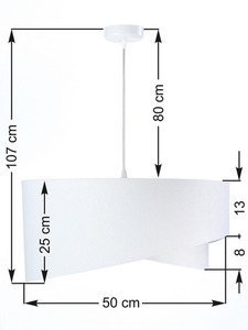 Lampă albă Elegance 60W E27 suspendată, velur, aur 6 Lampă albă Elegance 60W E27 suspendată, velur, aur small 6