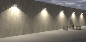 Lampă de perete exterioară Platek MESH - LED 4000K small 4