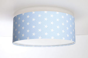 Lampa de tavan pentru camera unui băiat - Luminance E27 60W LED lampă de tavan albastru / alb small 0