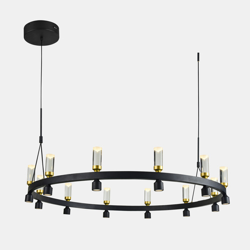 Verifica Pendul LED Italux Almelo negru 101,8 cm PND-83812-24