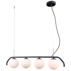 Lampă suspendată Italux Carimi 4xLED antracit alb PND-3300-4-BK small 1