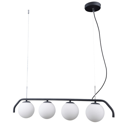 Verifica Lampă suspendată Italux Carimi 4xLED antracit alb PND-3300-4-BK