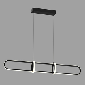 Lampa suspendată LED Italux Cerrila negru mat 31.2W 3000K PND-29772750-1A-BK small 1
