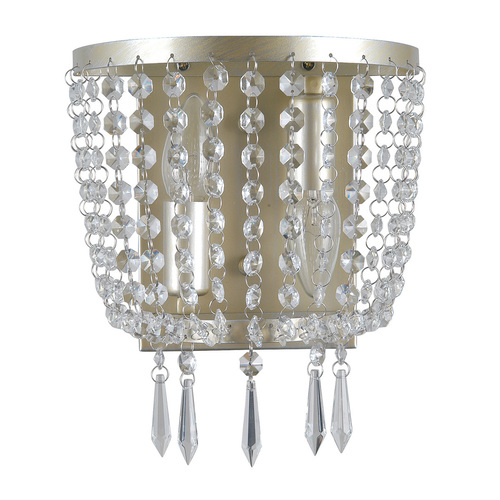 Verifica Lampă de perete Italux Cortina 2xE14 alamă sticlă cristal WL-30138-2