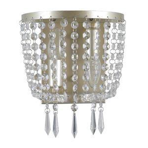 Lampă de perete Italux Cortina 2xE14 alamă sticlă cristal WL-30138-2 small 0