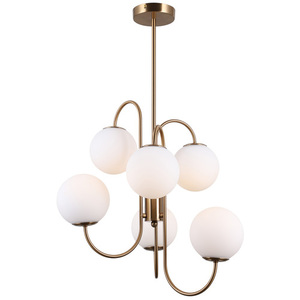 Pendul alamă miere Italux GELA PND-5500-6-HBR 6×G9 max. 5 W small 1
