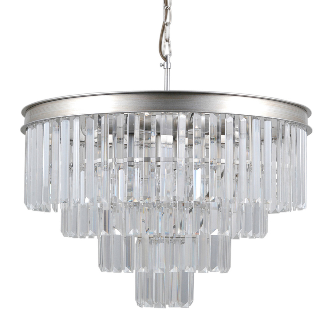 Verifica Pendul Italux Verdes, argintiu, cristal, 8xE14, D56 cm, PND-44372-8A-SLVR-BRW Pendul Italux Verdes, argintiu, cristal, 8xE14, D56 cm, PND-44372-8A-SLVR-BRW