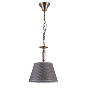 Lampă suspendată Italux Zanobi gri maro E14 27 cm PND-43272-1 small 1