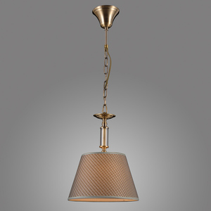 Lampă suspendată Italux Zanobi gri maro E14 27 cm PND-43272-1 small 2