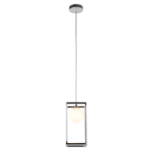 Pendul Italux Daisy, sticlă crom, LED dimabil, 28 cm, MD-BR4367-D1 CH small 3