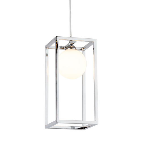 Verifica Pendul Italux Daisy, sticlă crom, LED dimabil, 28 cm, MD-BR4367-D1 CH