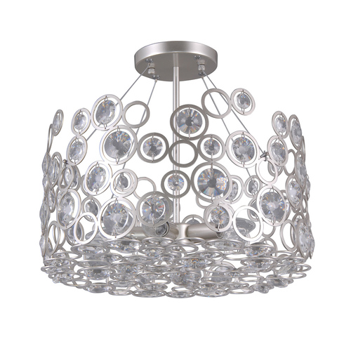 Verifica Plafonieră Italux Nardo argintie 5xE14 cristal 45 cm PNPL-33064-5-CH.S