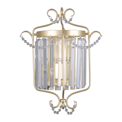 Verifica Lampă de perete Italux aur cristal E14 38 cm WL-33057-1-CH.G