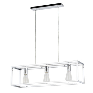 Lustră suspendată Italux Sigalo 3xE27 crom metal MD-BR4367-D3 CH small 1