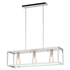 Lustră suspendată Italux Sigalo 3xE27 crom metal MD-BR4367-D3 CH small 0