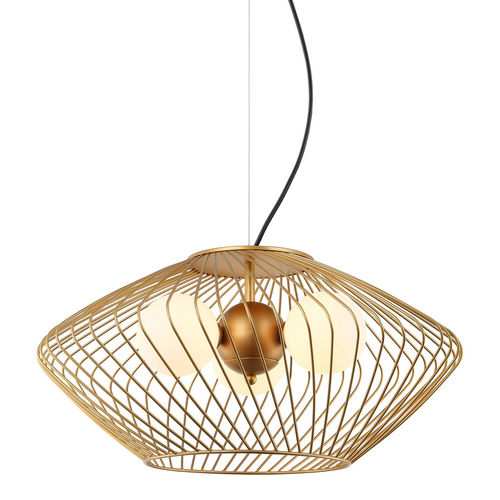 Verifica Lampă suspendată Italux Zeno aur G9 3 becuri MDM-3845-3 GD