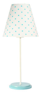 Lampă de masă cu abajur Ombrello 60W E27 50cm stele albe small 1