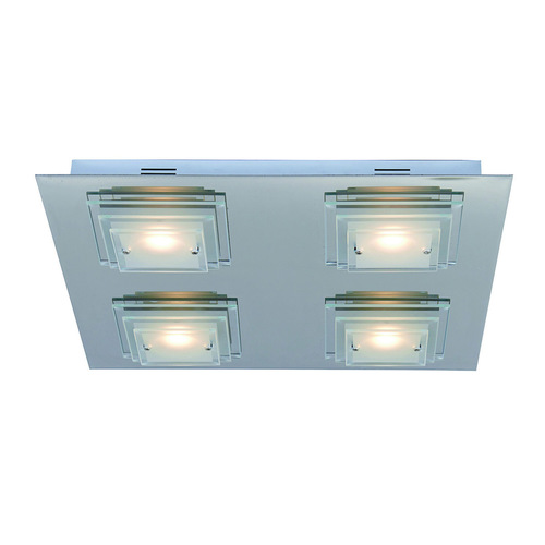 Verifica Plafonieră LED Italux Peppe crom sticlă mată 40 cm C0509A CLEAR