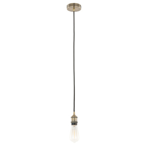 Lampă suspendată Italux Classo E27 bronz, aluminiu, D10 cm, DS-M-034 ANTIQUE BRASS small 1