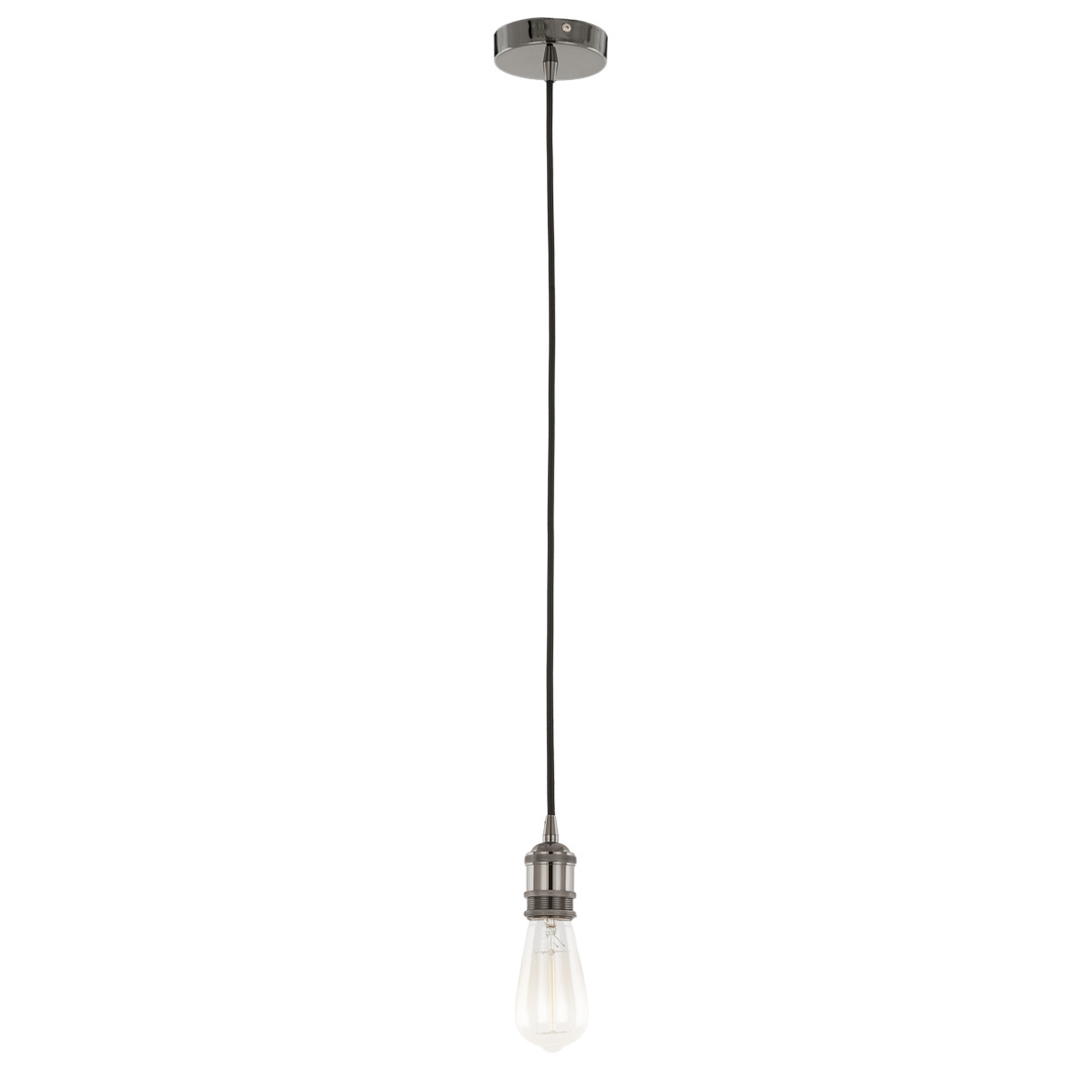 Vedere Lampa suspendată Italux Classo neagră E27 aluminiu DS-M-034 SHINY BLACK Lampa suspendată Italux Classo neagră E27 aluminiu DS-M-034 SHINY BLACK