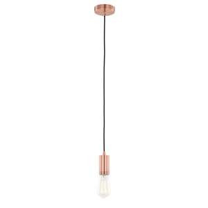 Pendul Italux roșu cupru E27 LED dimabil DS-M-038 RED COPPER small 1