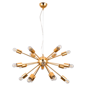Pendul Italux Golden Theo 18xE27 auriu oțel, D64 cm, AD20000-18 small 1